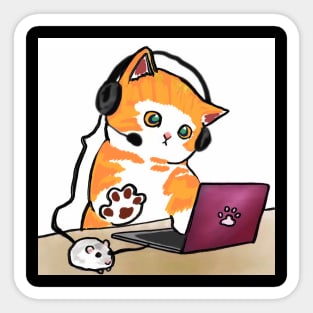 Work from home Sticker